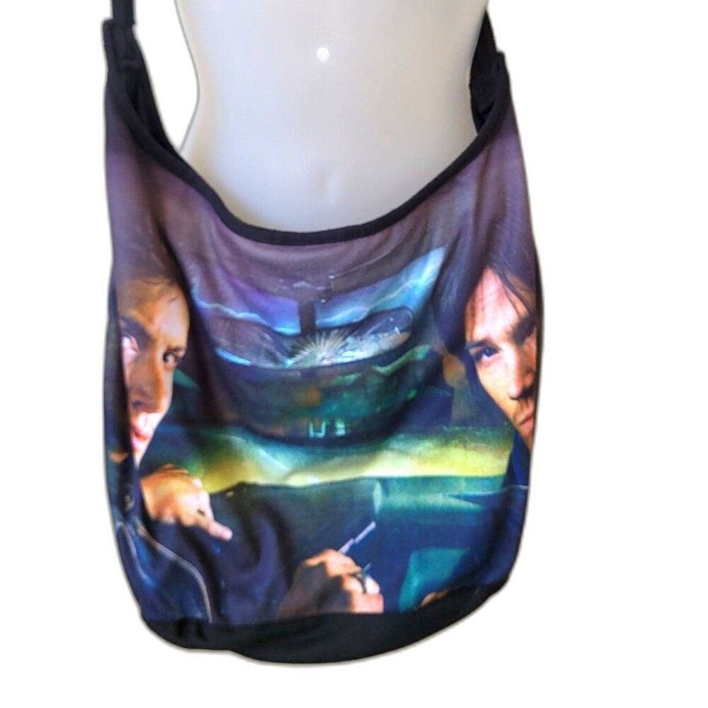 SPN Family Supernatural Sam And Dean Hot Topic Crossbody Fabric Bag